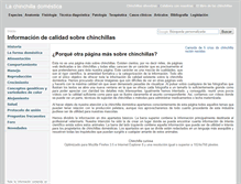 Tablet Screenshot of infochinchillas.com